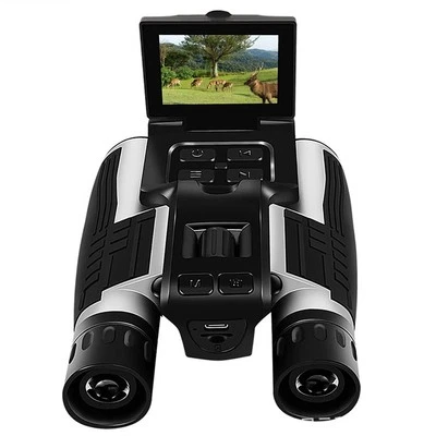 Wilderness Ready Lightweight 12x32 Digital Binoculars With Display Screen - Image 1 of 4
