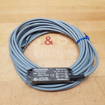 Schmersal BNS 33-11Z Magnet Safety Sensor Cable, 100VAC/DC, 400mA, 10VA/W - USED - Image 1 of 4