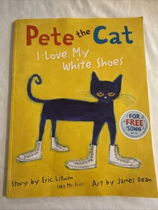 Pete The Cat Loves His White Shoes Book - Picture 1 of 3