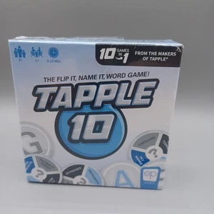 Tapple 10 Kartenspiel 10 Spielmöglichkeiten - Flip It, Name It Wortspiel USAopoly Neu - Bild 1 von 6
