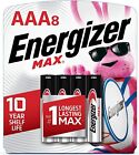 Energizer Aaa Batteries, Max Alkaline, (Pack Of 8)