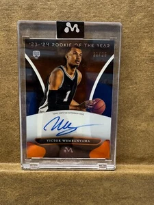 2023-24 Topps Mercury Autographs Orange Refractors #WA1 Victor Wembanyama RC /25 - Picture 1 of 2