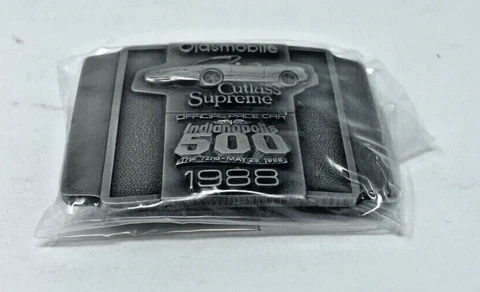 1988 Indy 500 Olds Cutlass Supreme Belt Buckle Cover