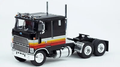 Brekina Ford CLT-9000 COE Truck Tractor BF Goodrich  Black #85853 HO 1/87 Scale - Image 1 of 4