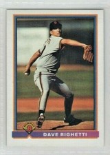 1991 Bowman #632 Dave Righetti San Francisco Giants Baseball Card