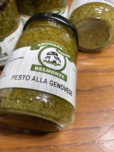 Pesto Alla Genovese Handarbeit Hergestellt IN Kalabrien ohne Konserv Und Gluten - Bild 1 von 5