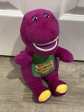 Barney Colorful World Purple Dinosaur Dino Plush Stuffed Animal 2015 No Sound