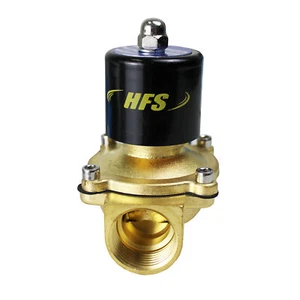 Electroválvula Eléctrica HFS(R) 12V Cc Agua Aire Gas, Combustibles N/C - 1" Npt - Imagen 1 de 7
