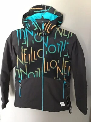 Chaqueta con Capucha O'Neill Hubble Juvenil Esquí Snowboard Invierno Negro-Azul O'Neill Talla 8  Foto 1 de 4