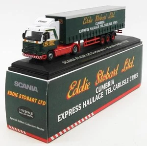 Atlas Editions 1/76 Scale 4 649 137 - Scania R143M 420 Curtainside Bumble Bette - Picture 1 of 3