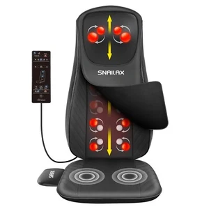 Masajeador de espalda Shiatsu mejorado con calor, almohadilla para silla de masaje de amasamiento profundo, regalo - Imagen 1 de 8
