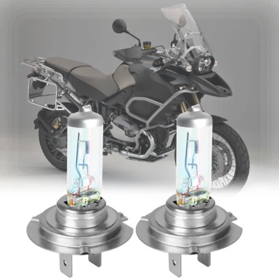 Par de bombillas halógenas de faros H7 para BMW R1200GS 2004-2017 R1200RT 2006-2016 Foto 1 de 4