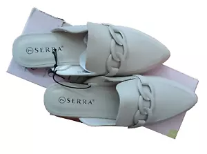***NEW*** SERRA Women's IVORY Slip On Mules Size 7 - Picture 1 of 8