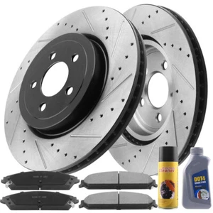 Front Brake Rotors & Brake Pads For 05-20 Chrysler 300 05-08 Dodge Magnum H03 CA - Bild 1 von 10