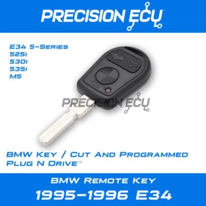 BMW E34 1995-1996 Serie 5 llave remota/corte y programado - Imagen 1 de 3