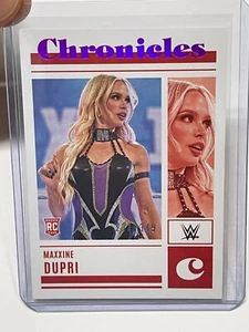 2023 Panini Chronicles WWE Maxxine Dupri Pink Parallel 234/349 Rookie No. 89 - Picture 1 of 7