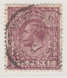 Großbritannien GB SG. 384 King George V 1913 6d Dull Purple gebraucht A18P39F211 - Bild 1 von 1