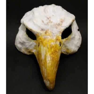 Bird mask, Bold Eagle Bird mask, Bird costume,Hawk Mask. ORIGINAL, Bird Costume - Image 1 of 4