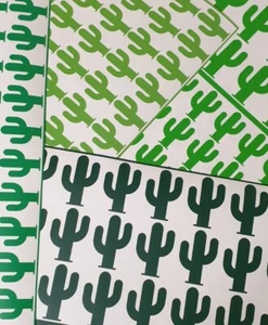 Kaktus Wandaufkleber Kinderzimmer Kinderzimmer Vinyl Aufkleber Kakteen Pflanze Wohndeko - Bild 1 von 5