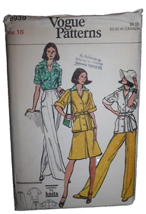 Modello Vogue #8939 GIACCA BLUSA PANTALONI GONNA taglia 16 busto 38 nuova FF - Foto 1 di 5