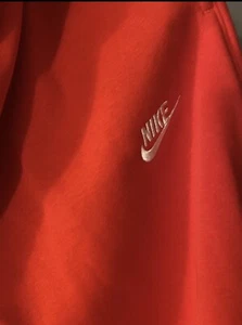 Men's Nike Sportswear University Red/White Club Fleece Joggers (BV2671 657) - Picture 1 of 4