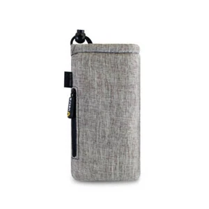 Vatra Drawstring Padded Zipper Bag Pipe Safe Pouch Protection 7″ WOVEN KHAKI - Picture 1 of 3