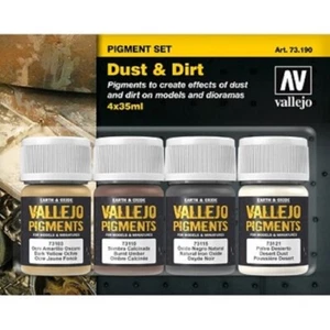 Vallejo Pigment Set Dust and Dirt New - Picture 1 of 1