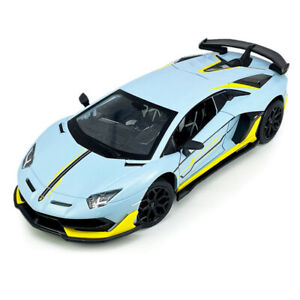 1:24 Lamborghini Aventador SVJ 63 Model Car Diecast Toy Cars Kids Boys Gift Blue