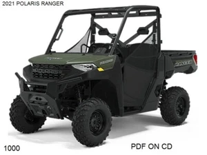 2021 Polaris Ranger 1000 Series Service Repair Manual PDF on CD  (NON XP) EPS - Picture 1 of 4