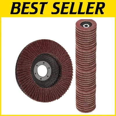 4.5 Inch Flap Discs 40 PCS - 40 60 80 120 Grit Assorted Pack - Image 1 of 4