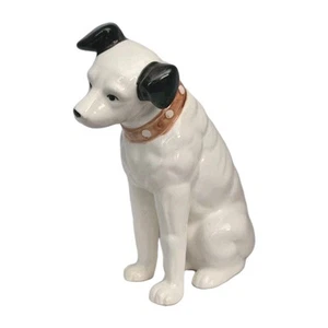 Vintage JVC Japan Victor Company Nipper Dog Ceramic Statue 6.5" Tall - Picture 1 of 7