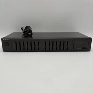 Ecualizador gráfico estéreo Technics Sh-8017 EQ 7 bandas con cable de alimentación PROBADO USADO EN EXCELENTE ESTADO - Imagen 1 de 11