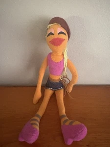 Janice von der Muppet Show Plüschtier Stofftier 8 Zoll extrem selten ohne Etikett - Bild 1 von 4