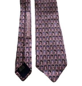 THOMAS PINK MILLENNIUM COLLECTION Pink Kings & Queens Silk Tie England - Picture 1 of 2
