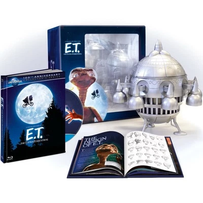 Brand New ET  The Extra Terrestrial Blu-ray With  Light Up Spaceship Sealed - Image 1 of 4