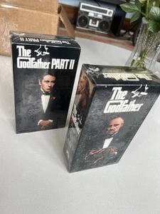 The Godfather and Part 2 VHS 2-Tape Set -  New Sealed with Paramount Watermark - Picture 1 of 5