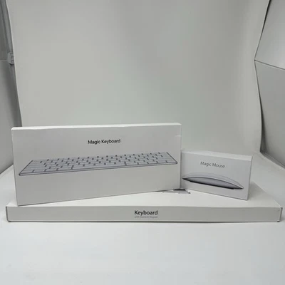 Mixed Lot of 3 Apple OEM Magic Keyboard Magic Mouse Keyboard EMPTY BOXES - Image 1 of 4