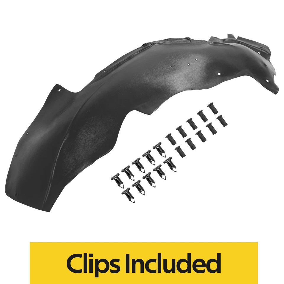 Front Driver Fender Liner w/Clips For 99-07 Chevrolet Silverado 1500 GM1246110 Foto 1 de 4