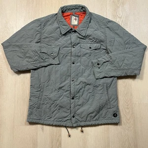 Dead Stock Relwen Quilted Insulated Snap Jacket Gray Green Men’s L Huckberry - Picture 1 of 10