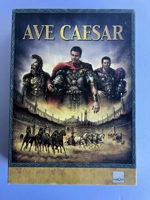 AVE CAESAR Board Game 2006 Asmodee Edition 2-Sided Chariot Racing - Open Box - Image 1 of 4