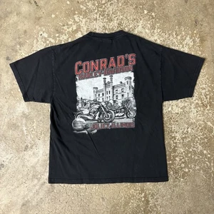 Vintage Harley Davidson T Shirt XL Joliet Illinois 90s USA Y2K Biker Grunge Goth - Bild 1 von 7