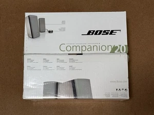 Bose Companion 20 Multimedia Speaker System - Silver - Afbeelding 1 van 6