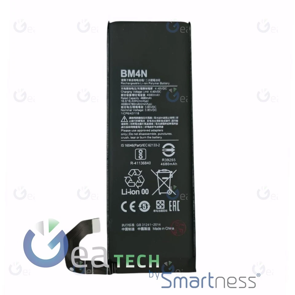 BATTERIA XIAOMI MI 10 5G M2001J2G M2001J2I 4680MAH RICAMBIO PARI ORIGINALE PER - Imagen 1 de 1