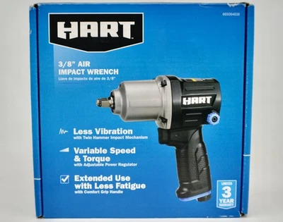 Hart 3/8" Air Impact Wrench Tool  9,000 RPM - Image 1 of 2