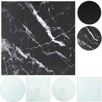 Table Top Replacement Coffee Table Top Surface Protector Tempered Glass vidaXL - image 1 of 4