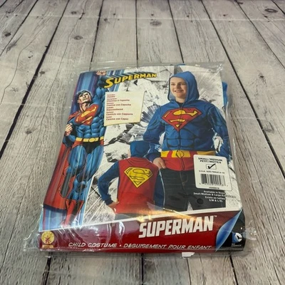 DC Comics Superman Kids Halloween Costume Sweatshirt Sz: Child S/M NWT - Image 1 of 3