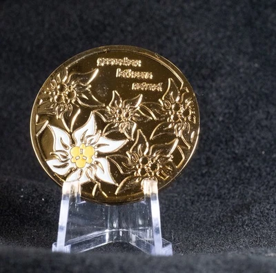 Save our Playing Field CHARITY Geocoin Poliertes Gold Design limitiert auf 75 - Bild 1 von 2