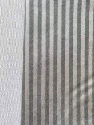 Ralph Lauren Anton Stripe Lichen Designer  Fabric Remnant   24"x24" - Image 1 of 3