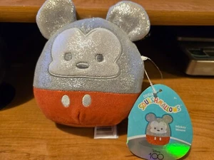 Squishmallows 5" Disney 100 Limited Edition Mickey Mouse Plush NEW - Picture 1 of 8