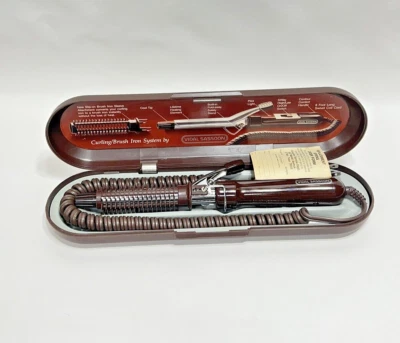 Cepillo rizador vintage 1983 Vidal Sassoon hierro 3/4. Sistema VS 131 en estuche rígido. Foto 1 de 4